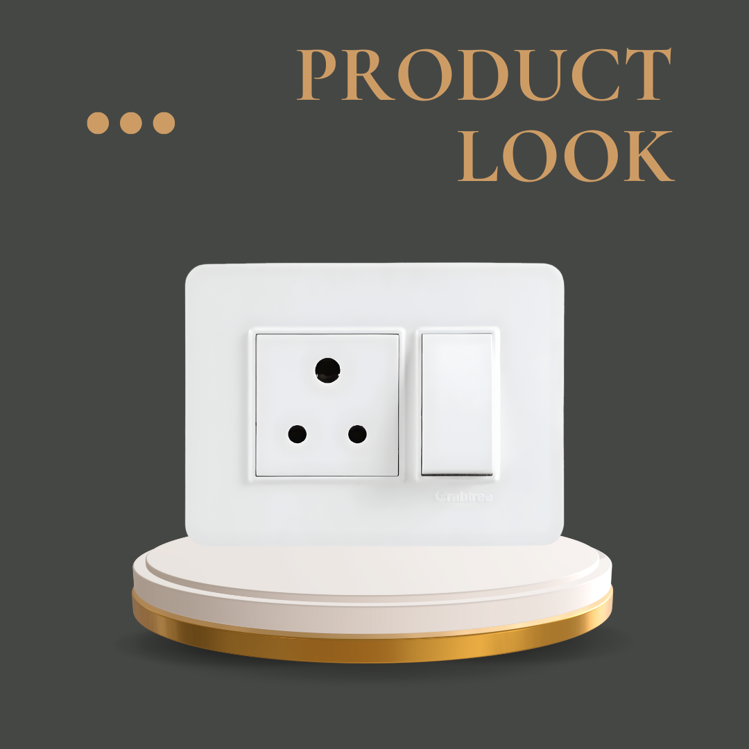 Havells Crabtree Signia 10A 2 Way Switch White