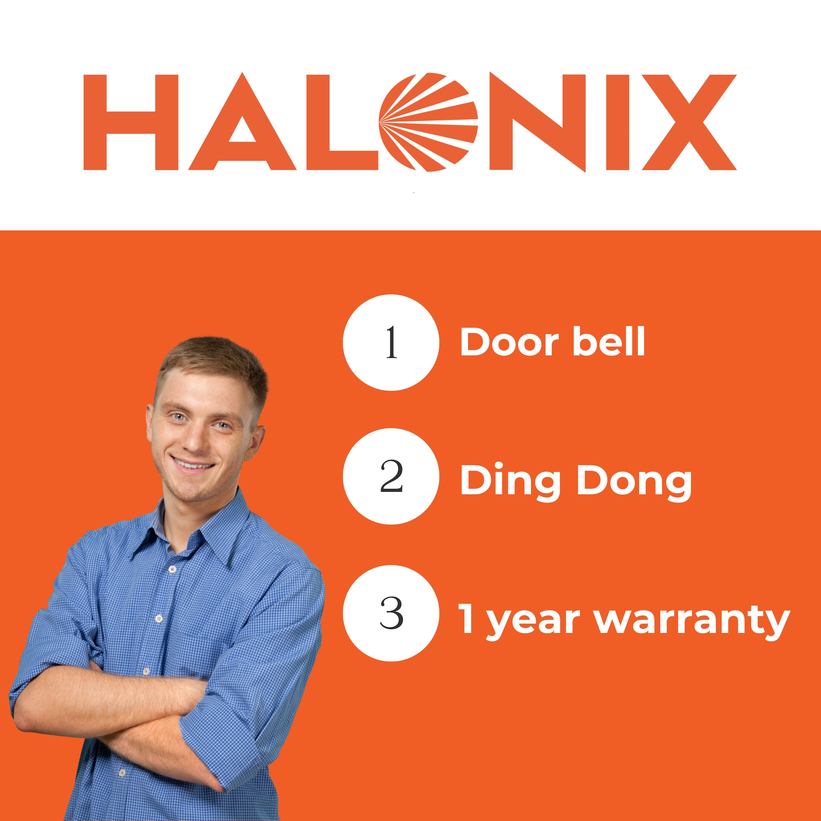 Halonix Sonic Ding Dong Door Bell
