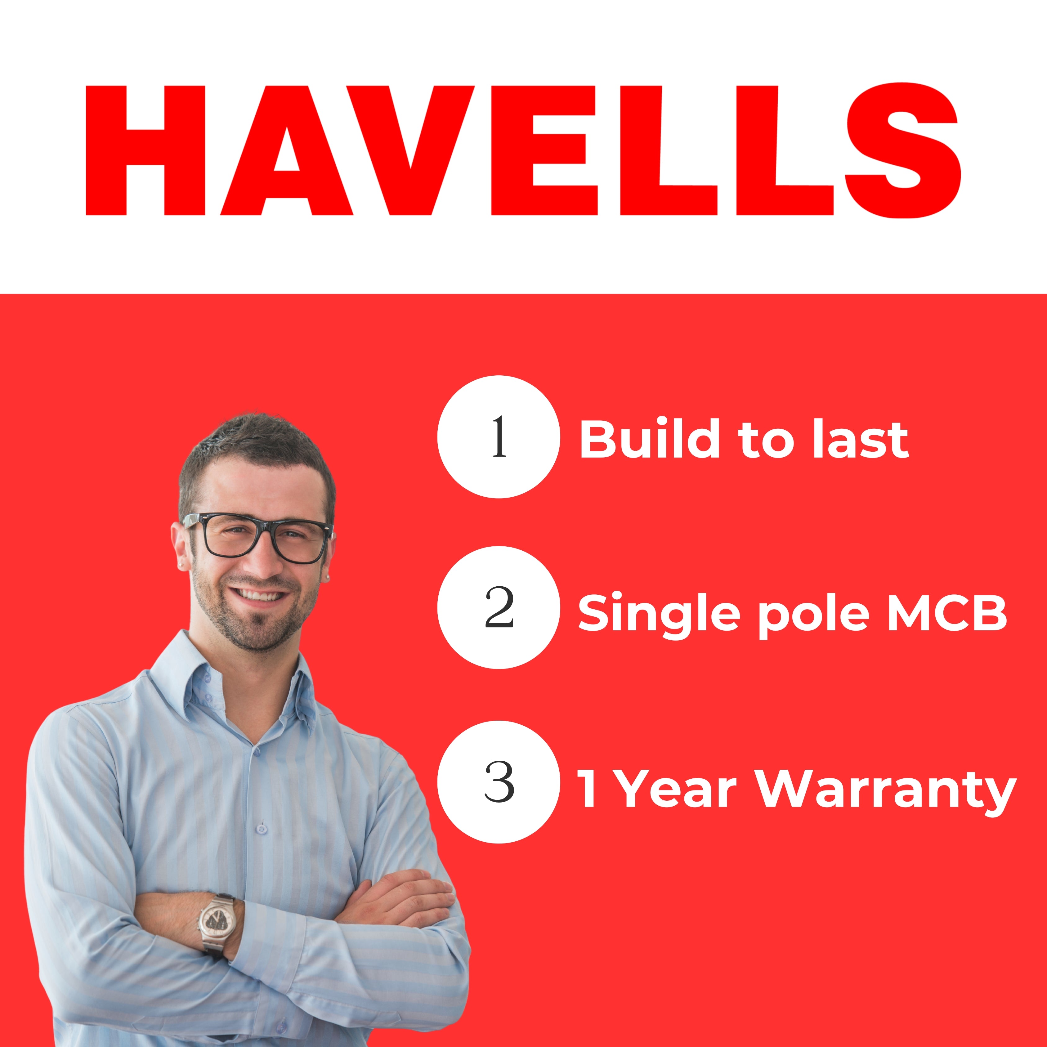 Havells X7 MCB Single Pole 32A DHMYCSPM032