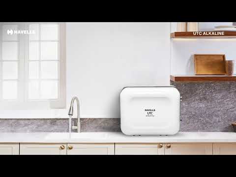 Havells UTC RO + UV + Alkaline Water Purifier – 8L, White
